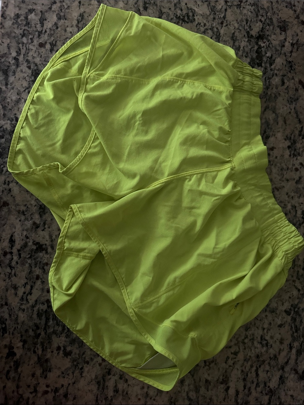lululemon athletica Neon Yellow Women’s Athletic Shorts